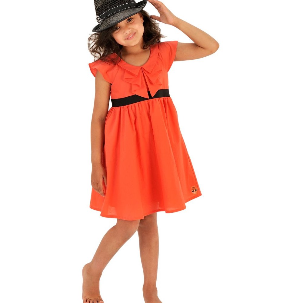Jean Bourget Orange Dress - Size 16